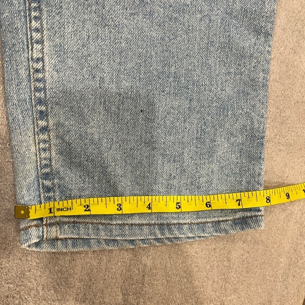 [W34L29]VTG Levi Strauss Signature Flex Denim Light Wash Taper Jeans Classic - Picture 7 of 9